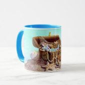 TRÄUMERISCHE MEERJUNGFRAU durch SHARON SHARPE Tasse (Vorderseite Links)