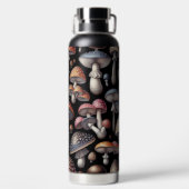 Träumerische Pilze Trinkflasche (Rückseite)