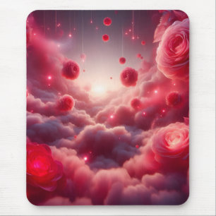 Träumerische Romantische Fantasy Rosen Liebe Mousepad