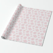 Träumerische rosa Blüten Geschenkpapier (Ungerollt)