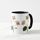 Träumerische rosa Löwenzahn-Whimsical-Kombitasse Tasse (VorderseiteRechts)