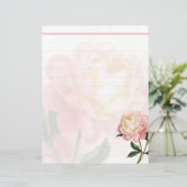 Träumerische rosa Rose (Stehend Vorderseite)