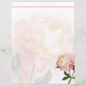 Träumerische rosa Rose (Vorderseite)