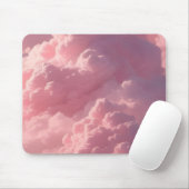Träumerische rosa Wolken Ästhetik-MauspadMauspad Mousepad (Mit Mouse)