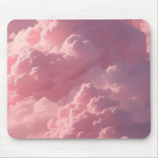 Träumerische rosa Wolken Ästhetik-MauspadMauspad Mousepad