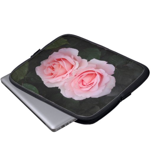 Träumerische Rosen-Neopren-Laptop-Hülsen Laptopschutzhülle (Vorne Knopf)