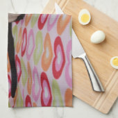 Träumerische siamesische Katzen-Herzen Handtuch (Viertel Falte)