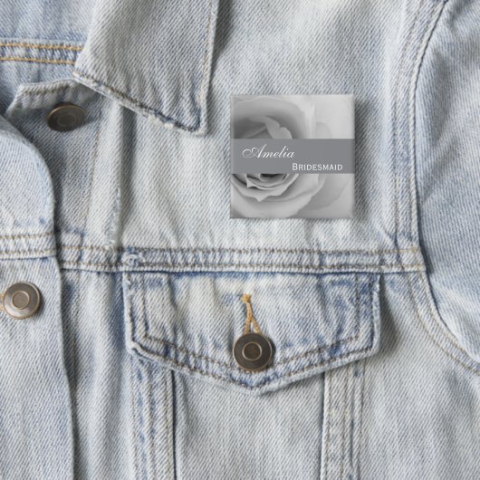 Träumerische silberne weiße button (Beispiel)