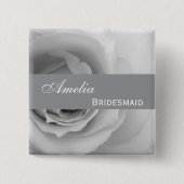 Träumerische silberne weiße button (Vorderseite)