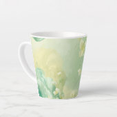 träumerische Soft Sage und Mintgrün Floral Milchtasse (Linke Ecke)