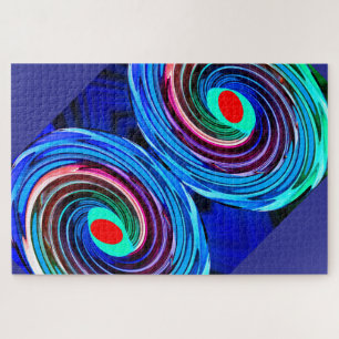 Träumerische Sommer Tage abstrakte Kunst Puzzle