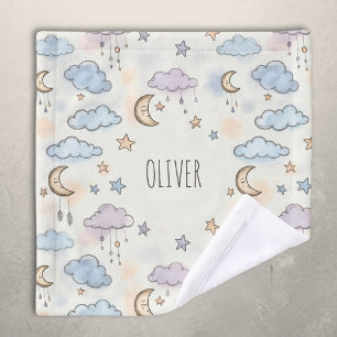 Träumerische Sterne, Monde und flauschige Wolken Waschlappen