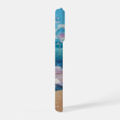 Träumerische Strandwellen iPhone 15 Cover Hülle (Rechte Seite)