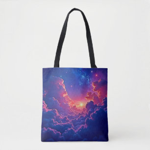 Träumerische Wolken: Himmlische Sonnenuntergangs-M Tasche