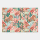 Träumerische Wüstenblüte Abstrakte Collage Geschenkpapier Set (Vorderseite)