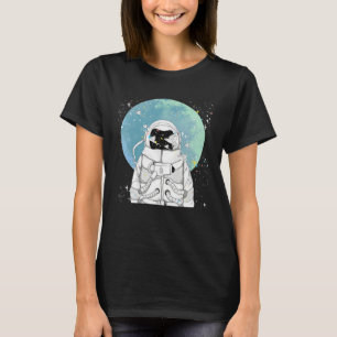 Träumerischer Astronaut Raketen Raum Reise Abheben T-Shirt