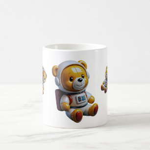 Träumerischer Astronaut-Teddy Kaffeetasse