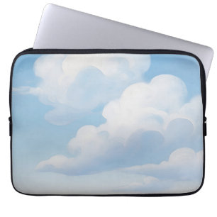 Träumerischer blauer Himmel mit Wolken Laptopschutzhülle