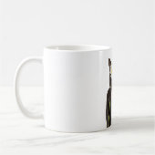 Träumerischer Blumenkatzenbecher Kaffeetasse (Links)