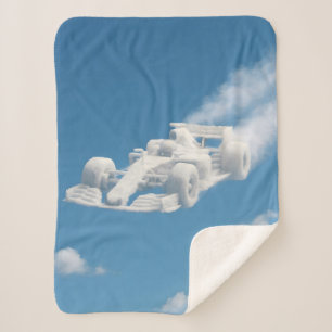 Träumerischer Cloud-Racer, surrealer F1-Sky-Art-Sh Sherpadecke