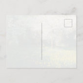 Träumerischer Frühlingsobstgarten Postkarte (Rückseite)