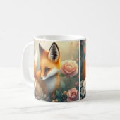 Träumerischer Fuchs Kaffeetasse (Vorderseite Links)