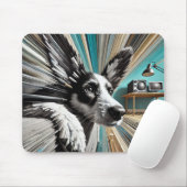 Träumerischer futuristischer Hund Mousepad (Mit Mouse)