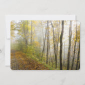 Träumerischer Herbstpark Feiertagskarte (Vorderseite)