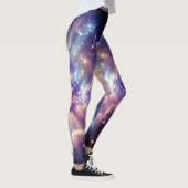 Träumerischer kosmischer Nebelglanz Leggings (Rechts)