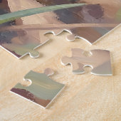 Träumerischer lila Krokus-Frühlingsblüte Puzzle (Seite)