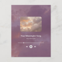 Träumerischer minimalistischer Musikplayer und Lie
