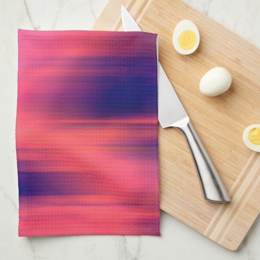 Träumerischer Pastell-Aura-Gradient-Unschärfe-Abst Geschirrtuch (Viertel Falte)