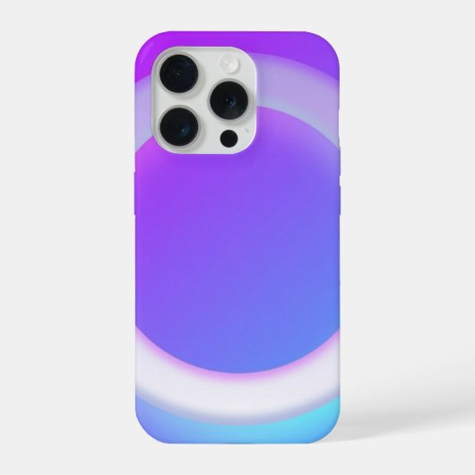Träumerischer Pastell-Glow-Ring-Handy-Sticker iPhone Hülle (Rückseite)