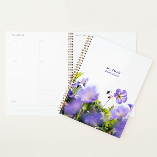 Träumerischer Planer Blaue Wildblume (Anzeige)