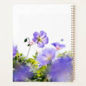 Träumerischer Planer Blaue Wildblume (Rückseite)