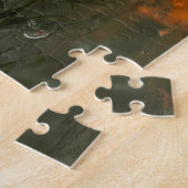 Träumerischer Regniger Fenster-Wildblumengarten-Ma Puzzle (Seite)