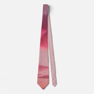 Träumerischer rosa Farbverlauf Krawatte