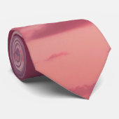 Träumerischer rosa Farbverlauf Krawatte (Gerollt)
