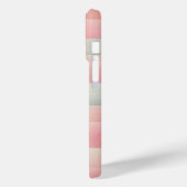 Träumerischer rosa Pastellfarbverlauf-Schachbrett- Case-Mate iPhone Hülle (Rückseite / Links)