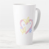 Träumerischer Schmetterlingsglanz" Tasse mit einem (Rechte Ecke)