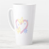 Träumerischer Schmetterlingsglanz" Tasse mit einem (Linke Ecke)