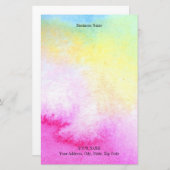 Träumerisches Aquarell Briefpapier (Vorne/Hinten)