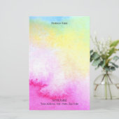 Träumerisches Aquarell Briefpapier (Stehend Vorderseite)