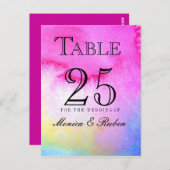 Träumerisches Aquarell Postkarte (Vorne/Hinten)