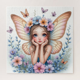 Träumerisches Blumenkronen-Feeng Puzzle