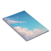 Träumerisches Himmel Notizbuch Notizblock (Rechte Seite)