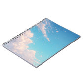 Träumerisches Himmel Notizbuch Notizblock (Linke Seite)