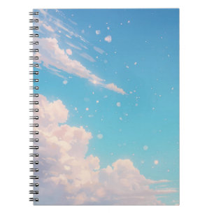 Träumerisches Himmel Notizbuch Notizblock