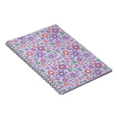 träumerisches Lavendel-Pastell-Blumenmuster Notizblock (Rechte Seite)