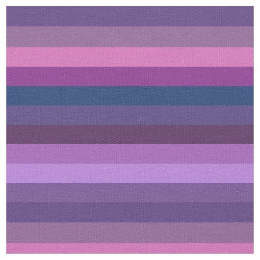 Träumerisches Lavendel- und Pflaumen-Streifenmuste Stoff (Nahaufnahme)